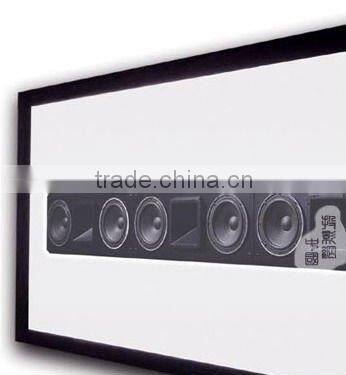 3d curved fixed frame screens