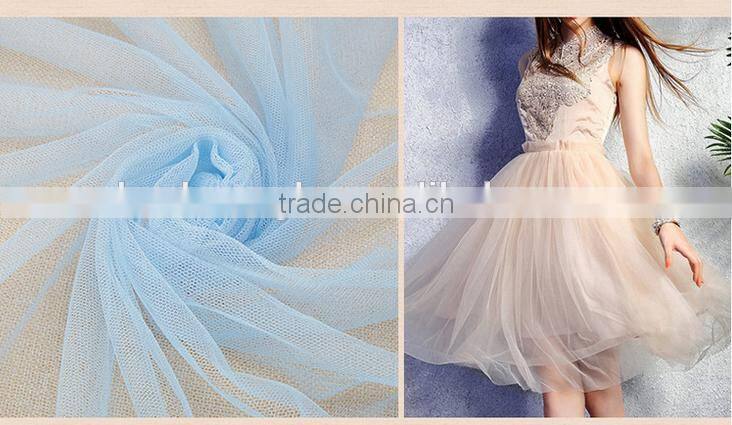 warp knitted tricot mesh fabric in 100% polyester