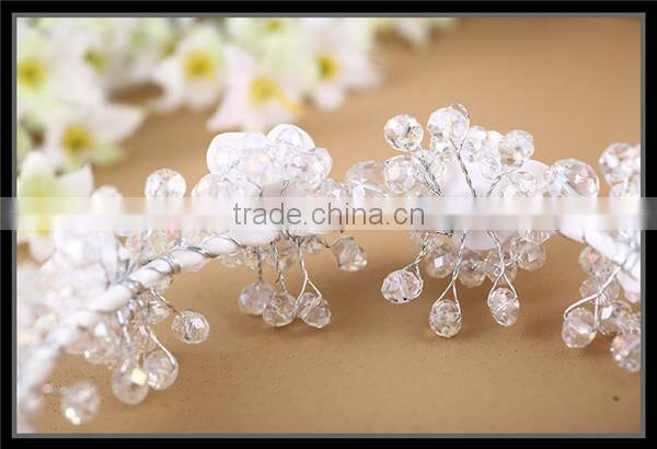 MYLOVE lace white garland flower hair accessory for bridal MLF108