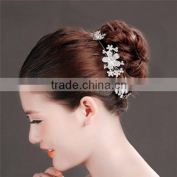 MYLOVE crystal rhinestone hair accessory flower bridal head dress MLF103