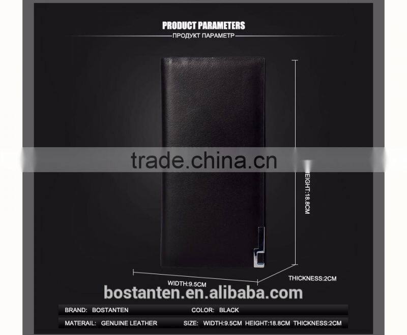 large men long purse wallet clutch bag leather black color