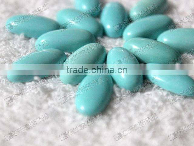 Factory price gemstone loose turquoise stone