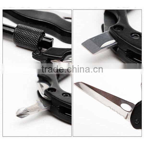 Outdoor Multifunction aluminum Carabiner with keychain