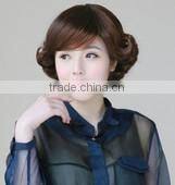 Elegant and fashion short curly wig for white women