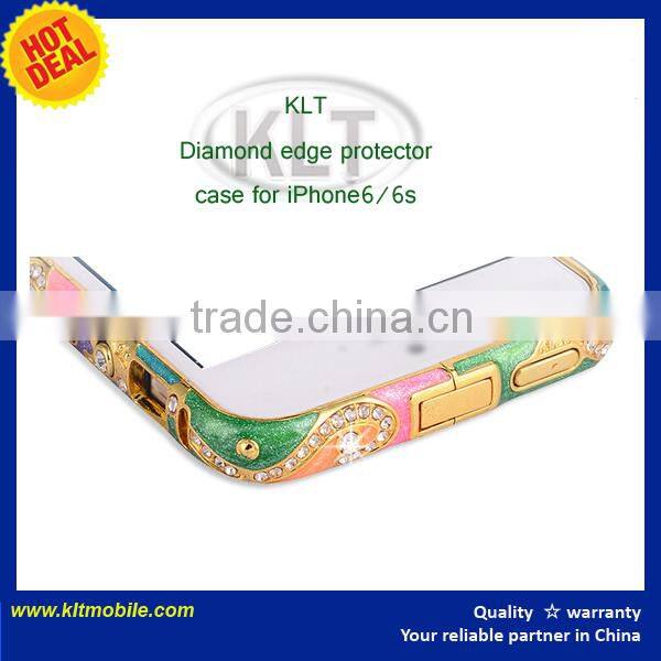 New bling crystal diamond brushed aluminum metal for iPhone