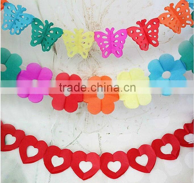 YiWu Tissue Paper Fans paper rosettes paper fans Honeycomb Tissue Paper Fans - 16 inch