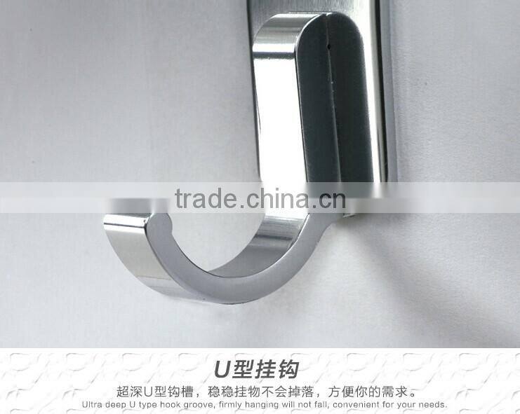 2016-2017 high quality aluminium bathroom wall mounted metal expandable towel racks