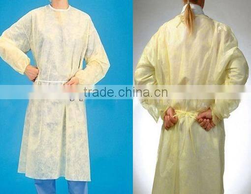 sauna room non-woven disposable gown