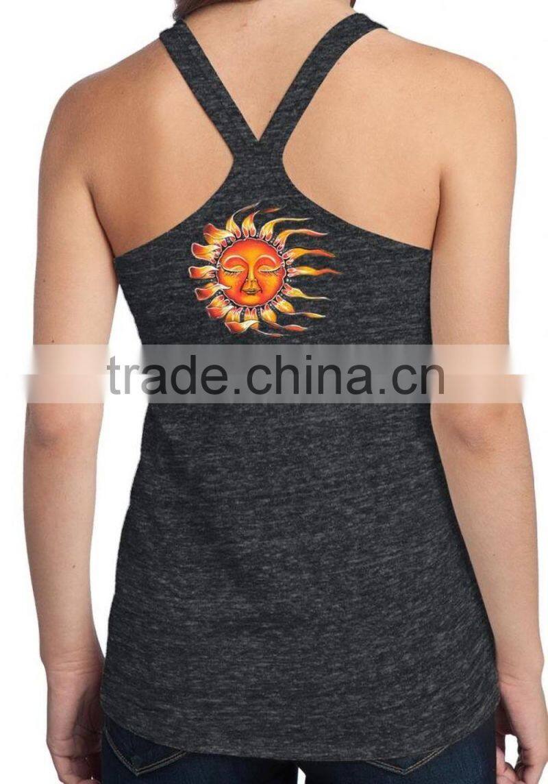Yoga Clothing For You Ladies Sleeping Sun T-back Tank Top