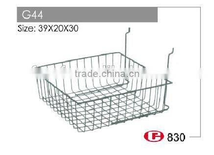Home use stainless steel mesh hanging small basket G41