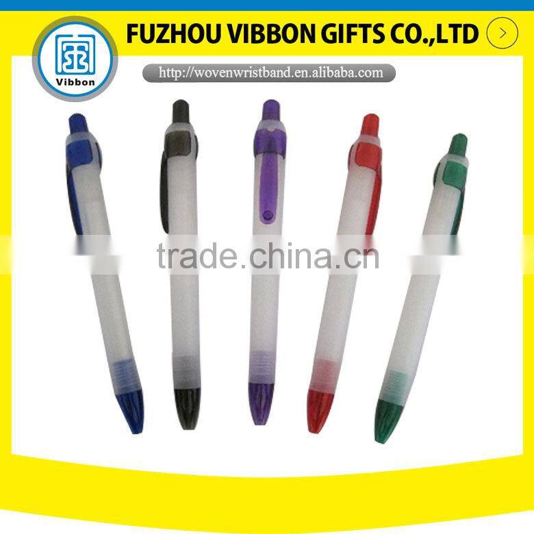 fashion promotion ball pen with custom logo for sale