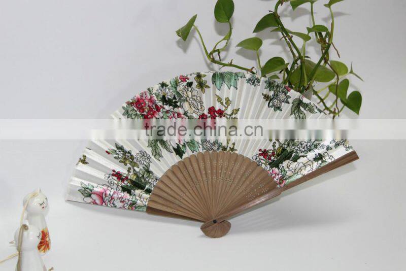 craft silk fan ladies hand fan