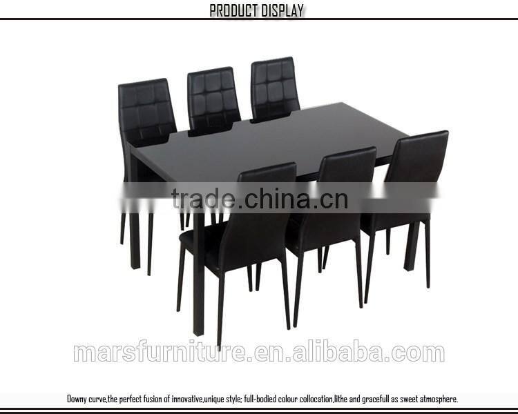 Modern cheap 6 people dining table and chair