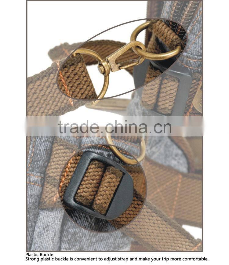 Fashion Military Waterproof Backpack Waxed Canvas Duffel Bag Waterproof Waist Bag