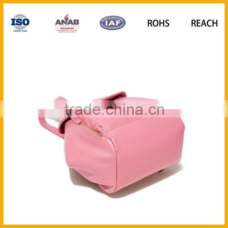 Latest Design High Quality Low Price PU Material Ladies Backpack Leisure Bag