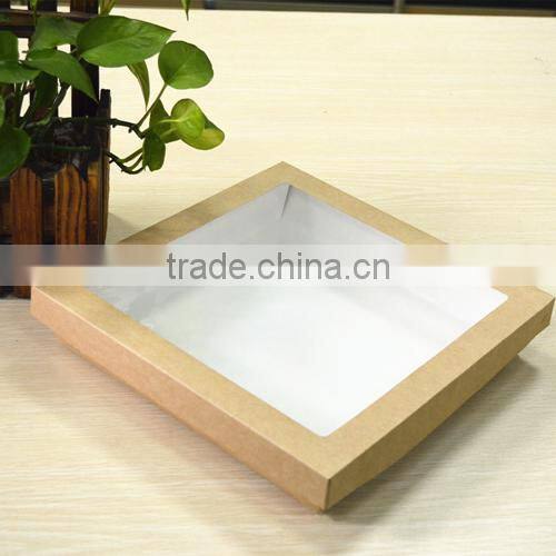 food packaging box with window