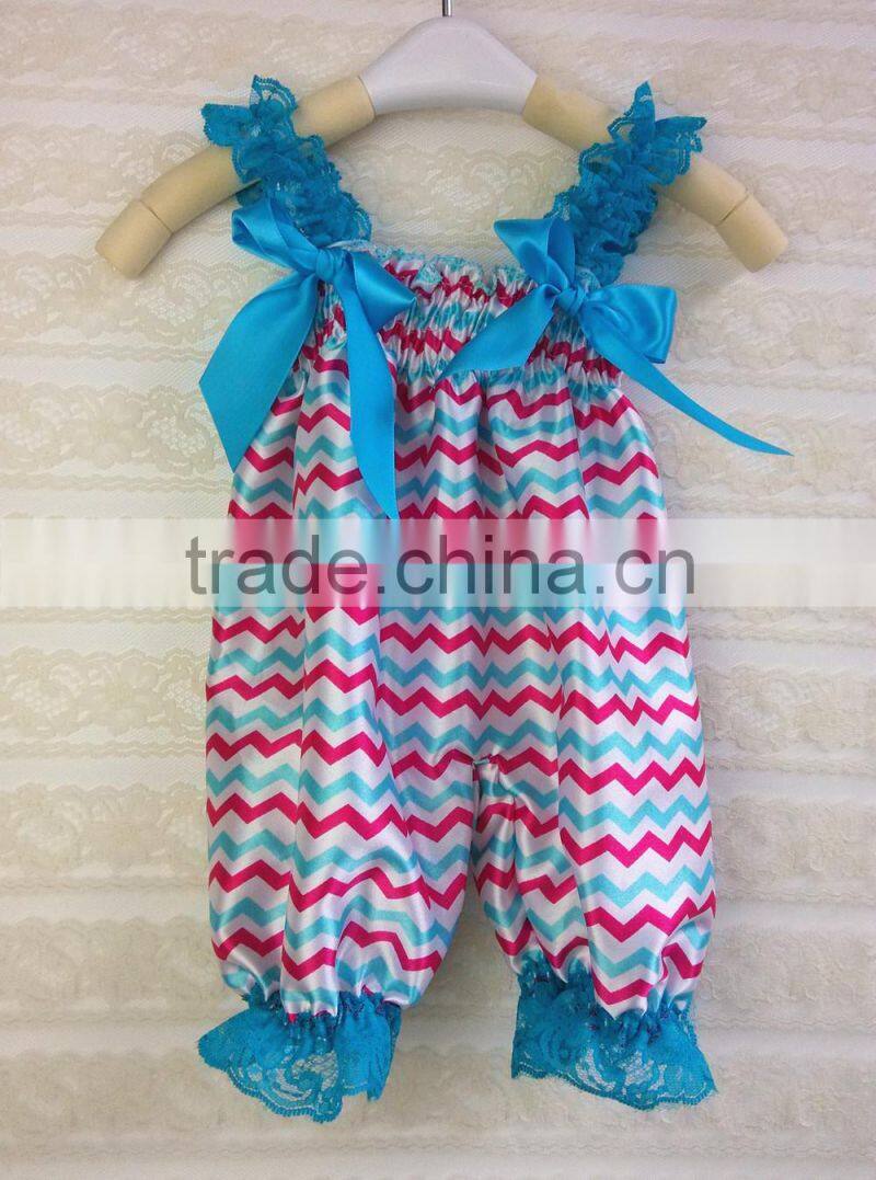 New Chevron Satin Romper Zig Zag Knicker Bockers Chatter Marks Baby Bubble Knickers Baby Knickers Summer cotton Bubble Romper