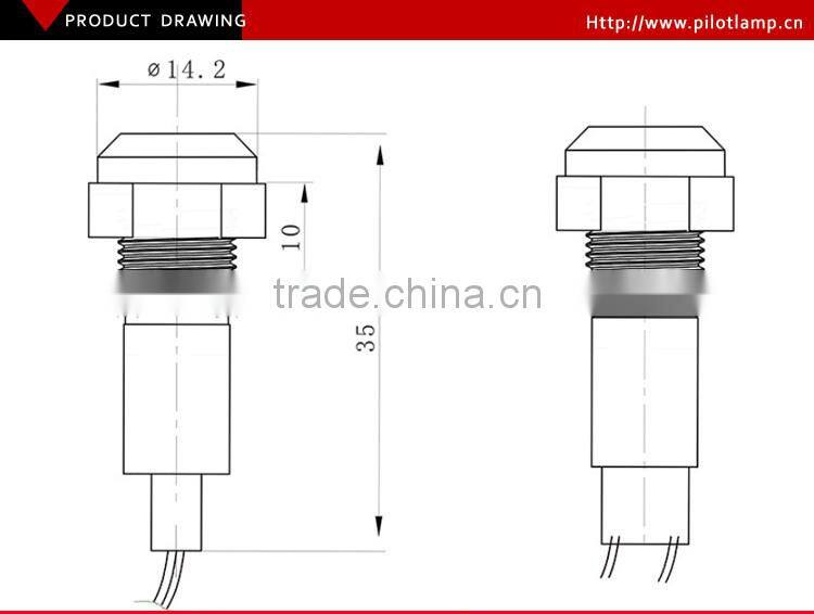 FL1-010 integrated 24v led panel indicator light