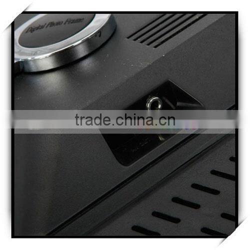 High resolution 12.1" Ratent LCD China Wholesale Digital Photo Frame Black