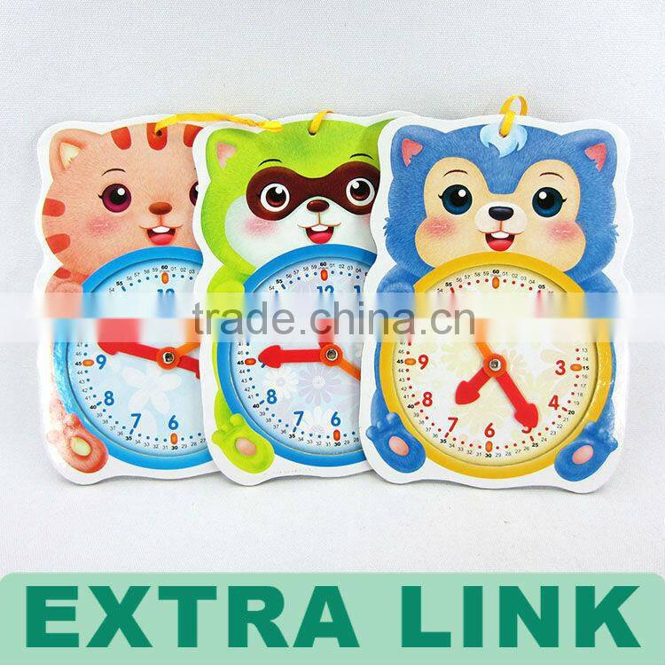 Funny and lovely clock children learning book