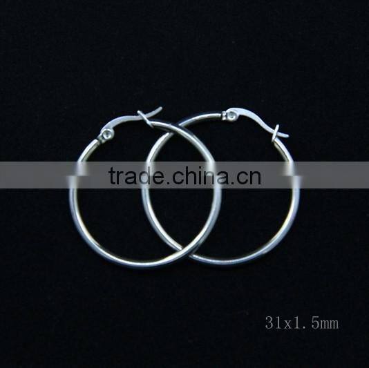 Gold Handmade Big Ring Earrings E3-10001-3300