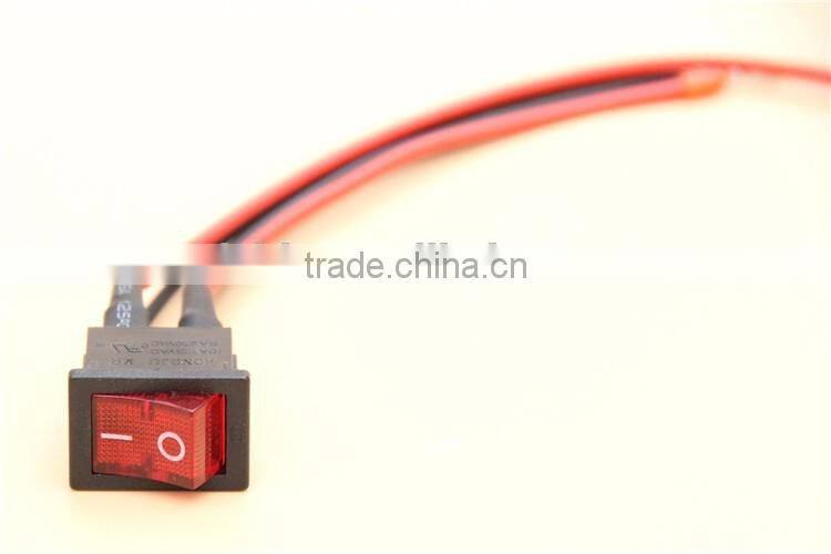 Switch Lead Wire Power Switch assemble with UL1007 Wire Harness
