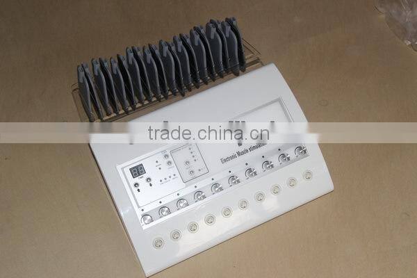 Professional fitness electrostimulation machine combining infrared slimming and electronic muscle stimulator