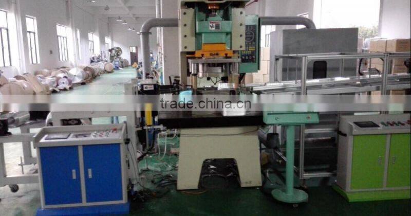 Automatic aluminum foil container making machine