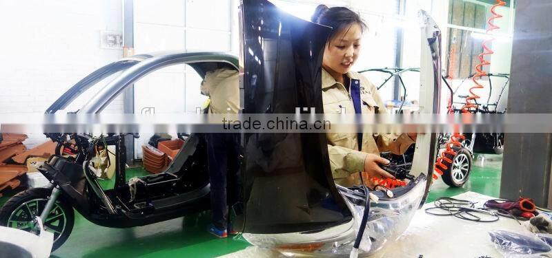 Three wheel electric automobile fully closed electric car for the elderly electric scooter