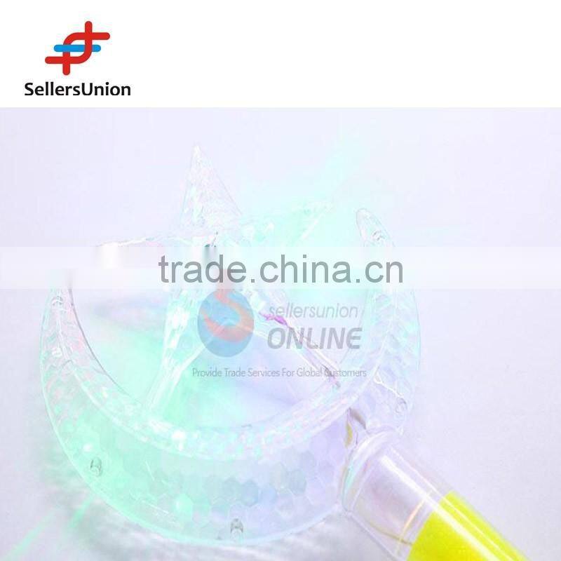 No.1 yiwu Cheap Children Shining Star new flashing stick toy exporting commission agent wanted