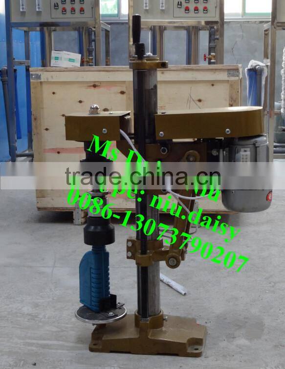 semi-automatic bottle capping machine/beverage bottle sealing machine/can bottle capping machine