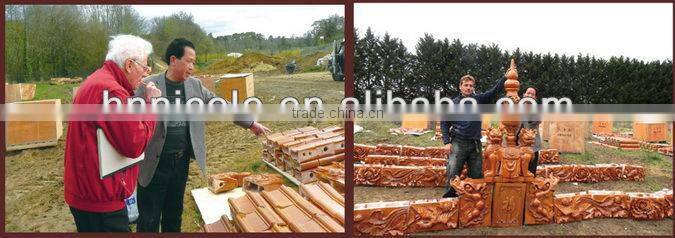 Chinese ceramic pagoda roof material