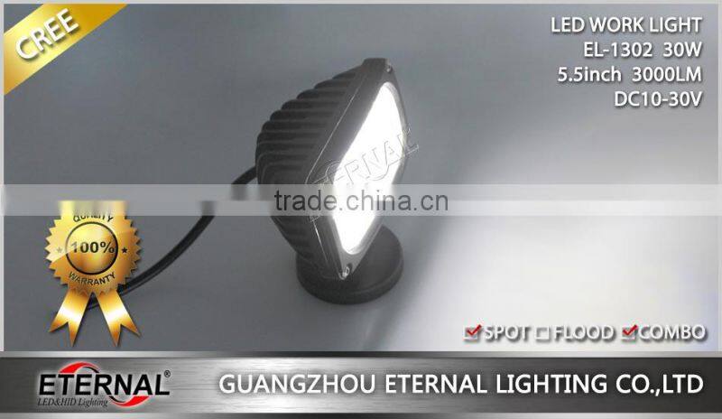 5.5in 30W high power offroad motorcycle ATV UTV SUV driving light for truck trailer tractor harvester agriculture equipments