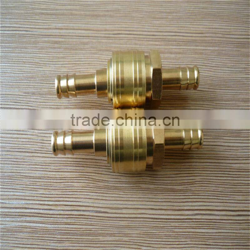 1/8 1/4 1/2 3 way german type brass quick connector,brass fitting