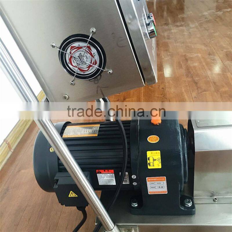 Adjustable speed stainless steel rotor lobe pump