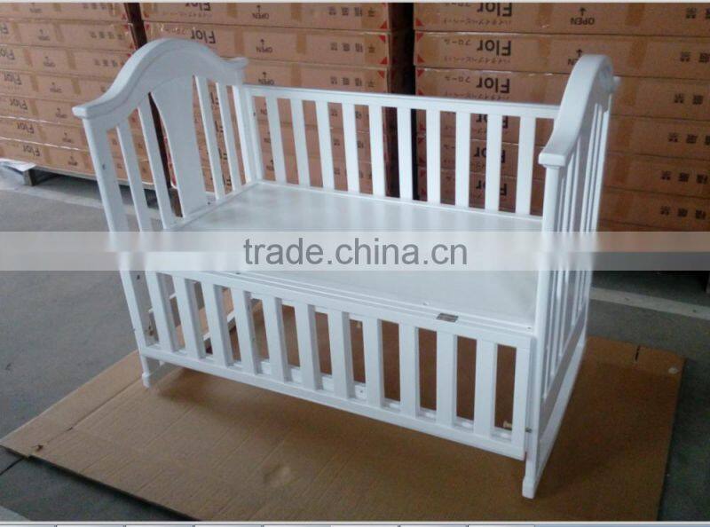 2016 popular sales multifunction baby crib
