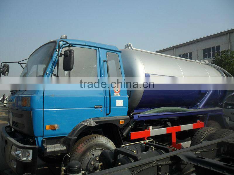 sewer cleaning Tanker truck for sale/suction sewage truck FAMOUS 4x2