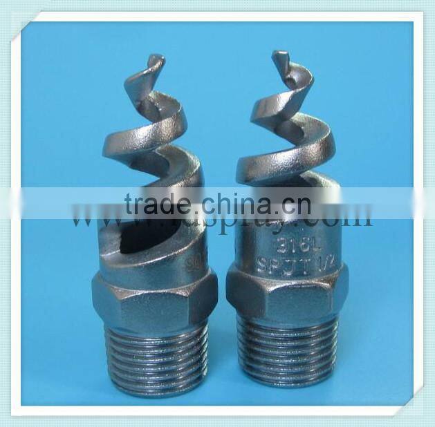 SPJT and sand blasting solid cone spiral nozzle