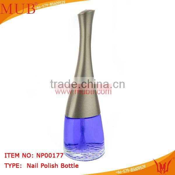 20ml pe nail polish bottle with brush