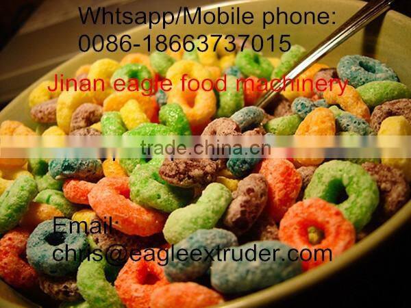 Fruit Loops Production Line/coco ball cereals snack food machine