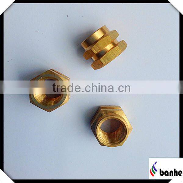 Brass insert nut custom made for pipe fittings
