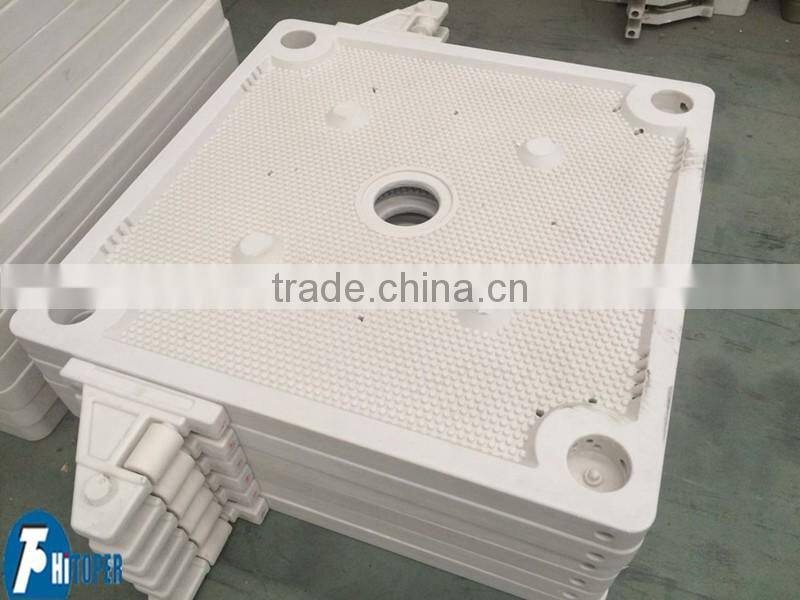 membrane filter plate used with membrane filter press used for tailings dewatering