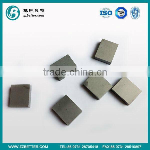 Square tungsten alloy plate for counter weight