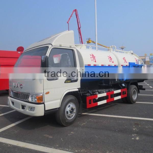 110hp 4*2 JAC Cleaning Sewage Truck 6000L
