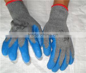 Latex Rubber Coated Palm Working Labor Gloves