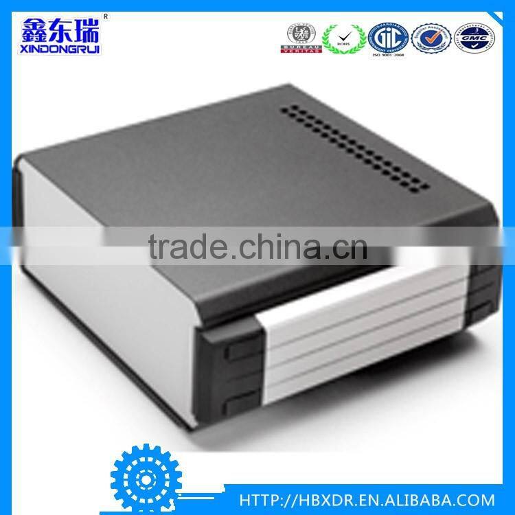 matt and colorful extruded aluminum enclosure