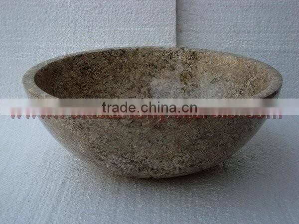 UNIQUE FOSSIL MARBLE SINKS
