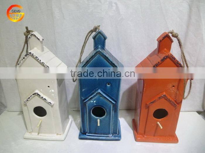 Ceramic colorful cheap bird cage