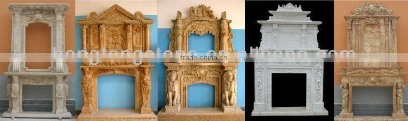 Black Marble Fireplace Mantel