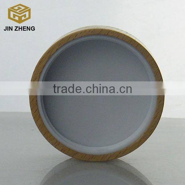 Cheap round empty glass honey jar customize your logo